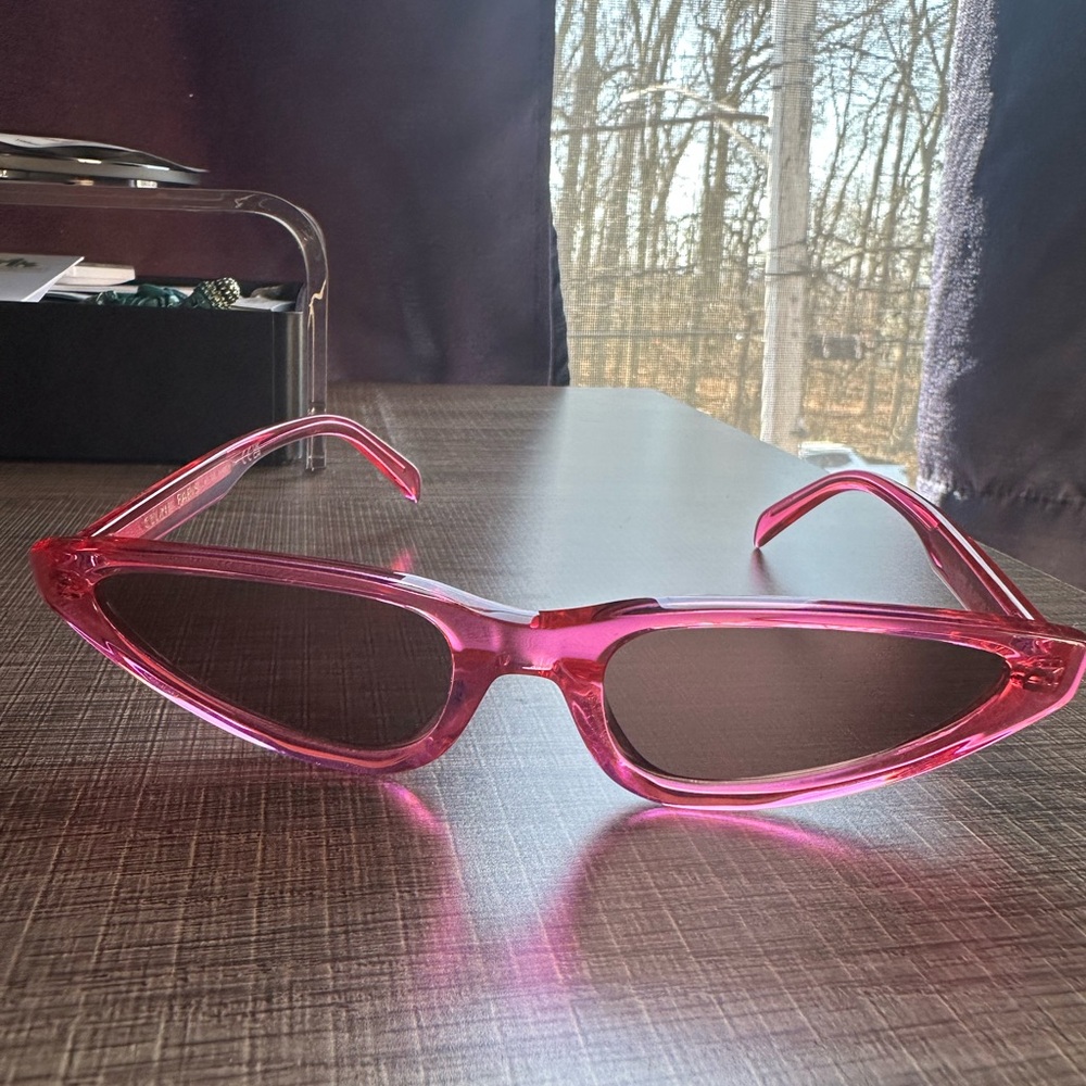 Celine Pink Cat-Eye Sunglasses